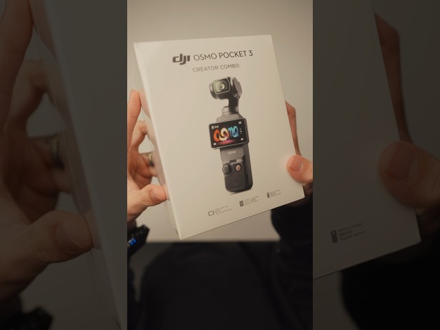 Unboxing the all new @djiglobal Osmo Pocket3 📦