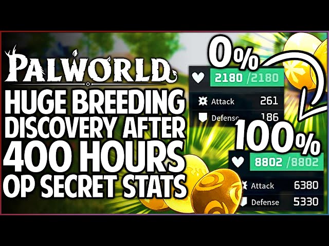 Palworld - Do THIS Now - New IV Stats & Mutations Found - 16 ADVANCED Breeding Tips After 400 Hours!