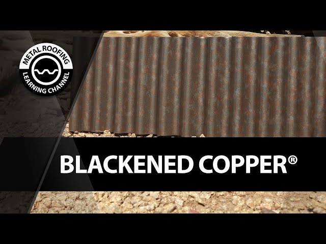 A Closer Look At Blackened Copper® 7/8" Corrugated Metal Roof and Metal Wall Panels