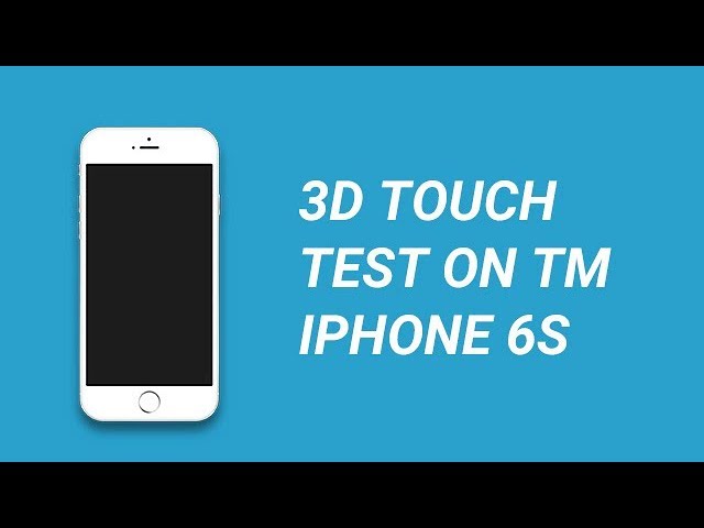3D Touch Test On TM (Tianma) Screen for iPhone 6S
