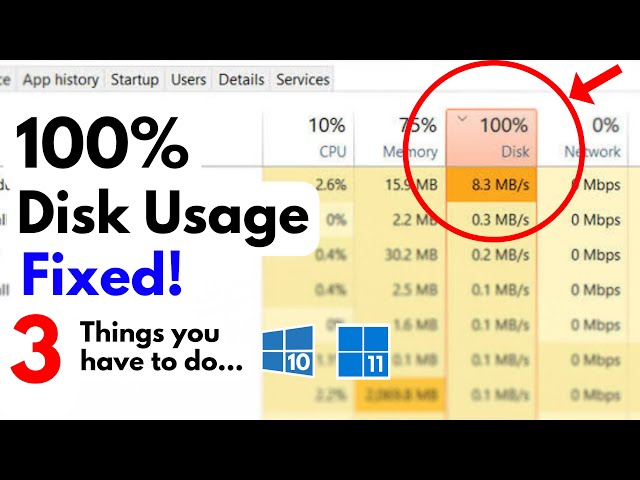 Disk Usage 100% Problem Fix! | Solved | Windows 11
