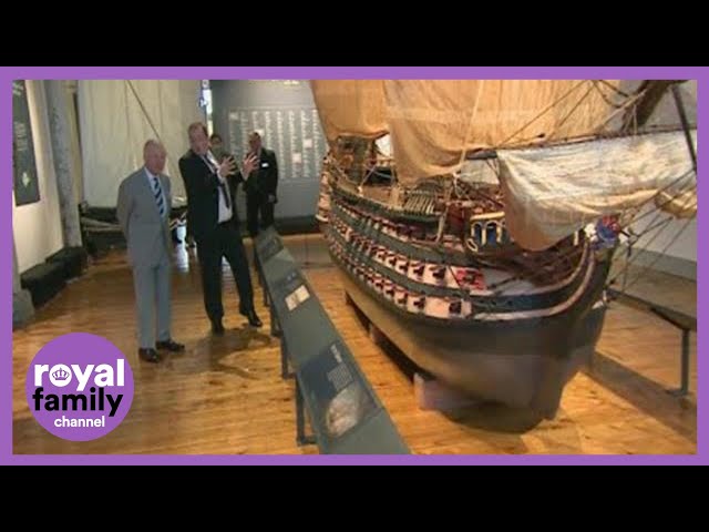 Prince Charles Visits Historic Dockyard in Chatham