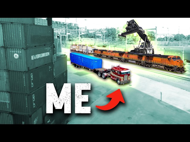 I Loaded a Shipping Container on a Train!