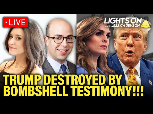 LIVE: Trump’s Closest Aide BREAKS DOWN in TEARS as She SINKS Trump | Lights On with Jessica Denson