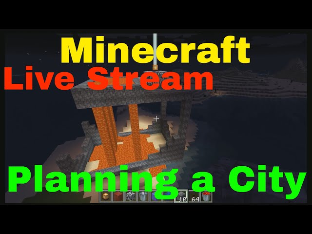 Minecraft 1.12 Planning a City in Creative Mode
