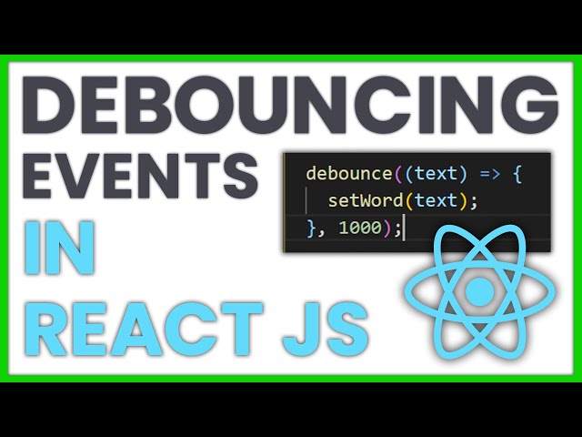 Debouncing events in React JS | Dictionary App PART 3 | useCallback Hook | lodash
