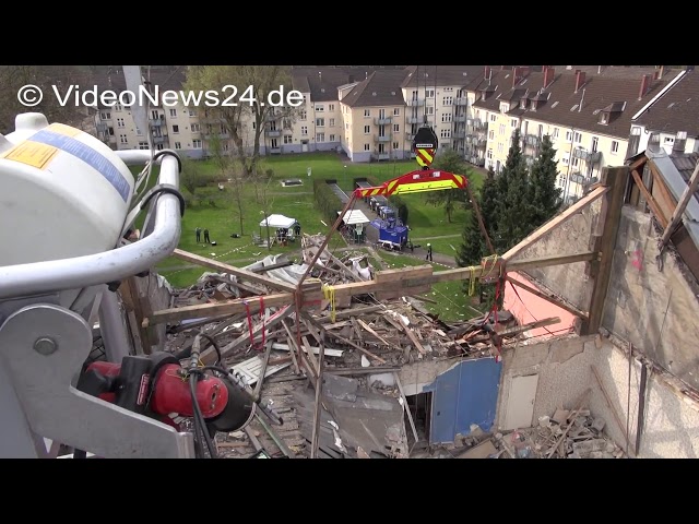 01.04.2017 - VN24 - Haus explodiert in Dortmund - Luftbilder