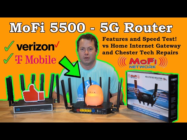 ✅ MoFi 5500 5G Router - Features - Speed Test - T-Mobile 5G Home Internet MOFI5500-5GXeLTE