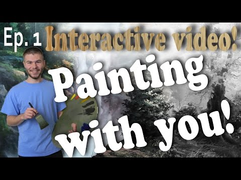 Interactive painting video - Painting with you