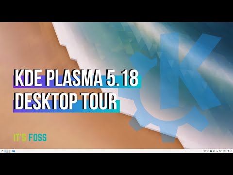 Take a Look! KDE Plasma 5.18 Desktop Tour
