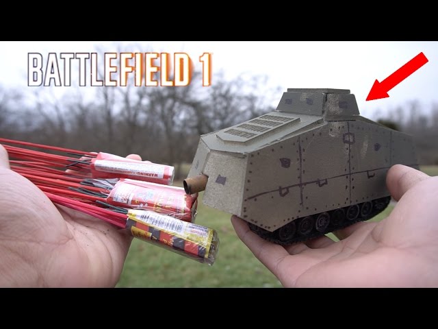 Cheap RCtank BattleField firework mods