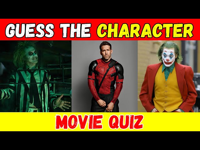 🍿 Guess the Iconic Movie Characters Quiz 🎬