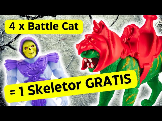 MOTU: 4 x Battle Cat bestellen = 1 x Skeletor gratis | MEGA Masters 11.99€ | WWE Undertaker | #motu