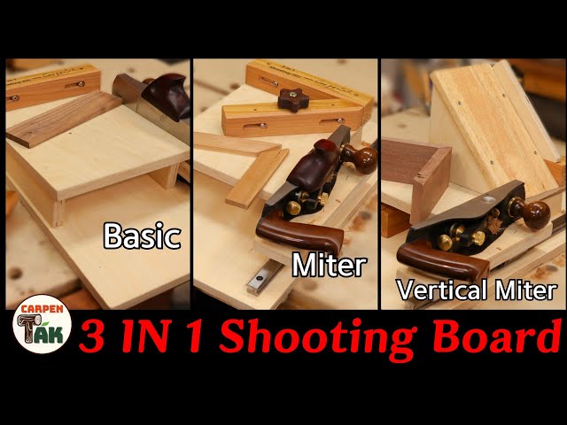 ⚡Shooting board that increases the precision of your work! /Making the latest 3 In 1 shooting board