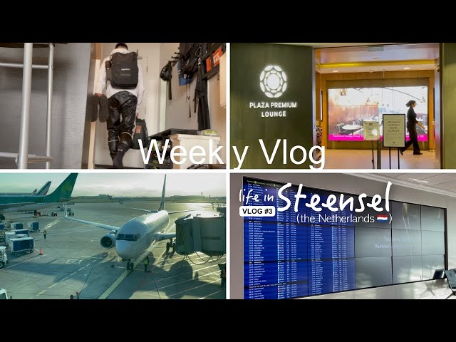 from YYZ (and the Plaza Premium Lounge at T2) to AMS, destination Steensel | RELAXING SILENT VLOG #3