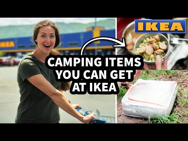 17 IKEA ITEMS FOR CAMPING that you didn't know existed!