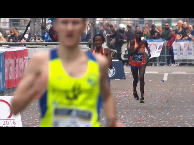 Maratona Milano 2018 - Loris Mandelli Inquadrato in Diretta!