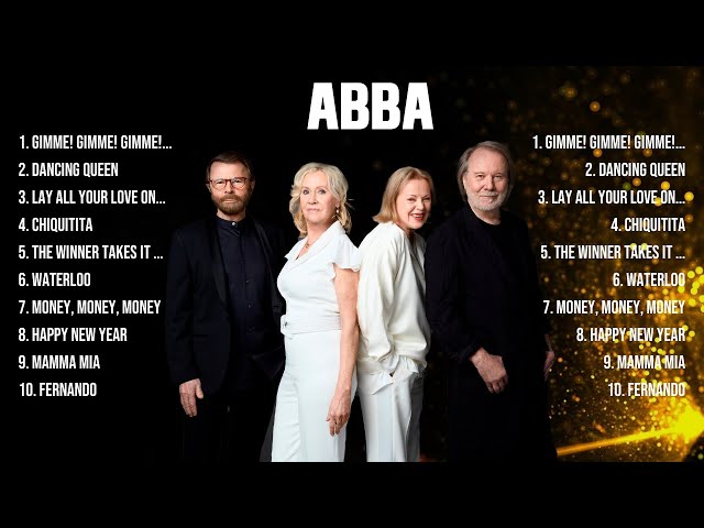 ABBA Top Hits Popular Songs   Top 10 Song Collection