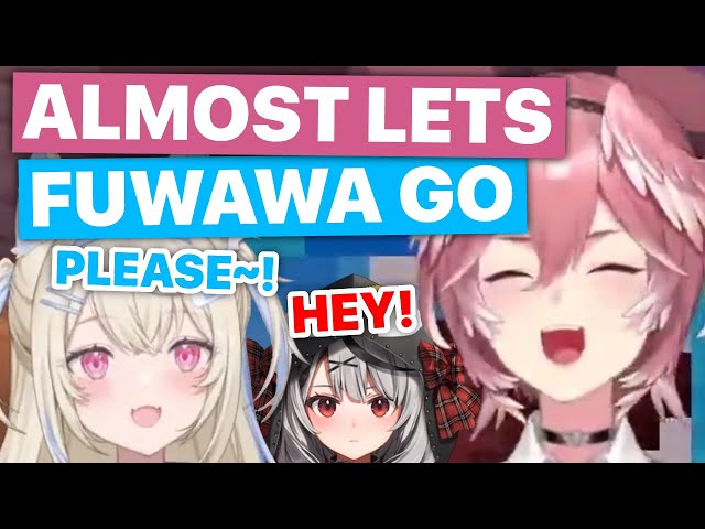 Lui Almost Lets Fuwawa Escape But... (Lui, Chloe & Fuwawa / Hololive) [Eng Subs]