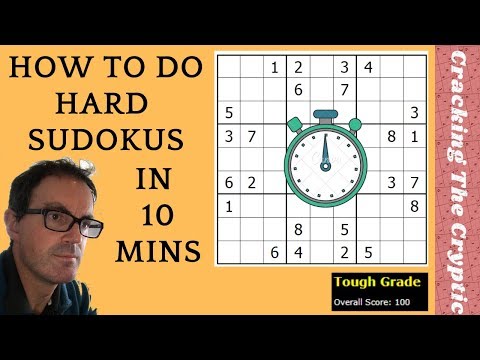 How To Do Hard Sudokus In 10 Minutes