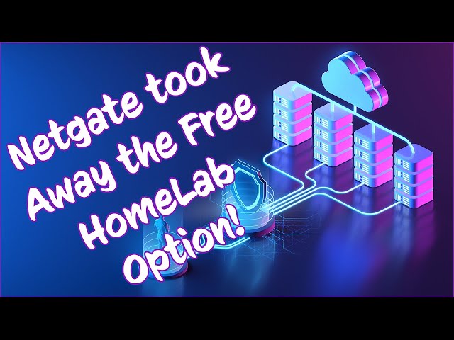 Netgate removed the Free HomeLab option!