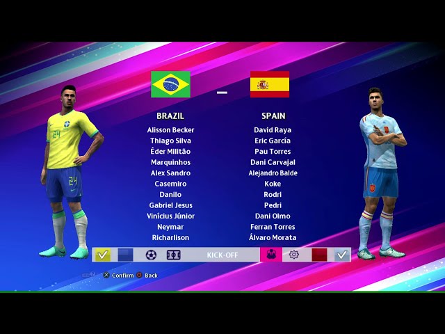 PES 2013  - Friendly Match - Brazil vs Spain