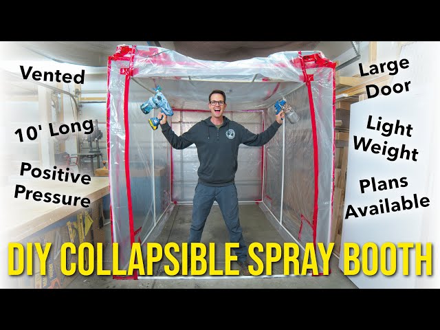 DIY Collapsible Spray Booth