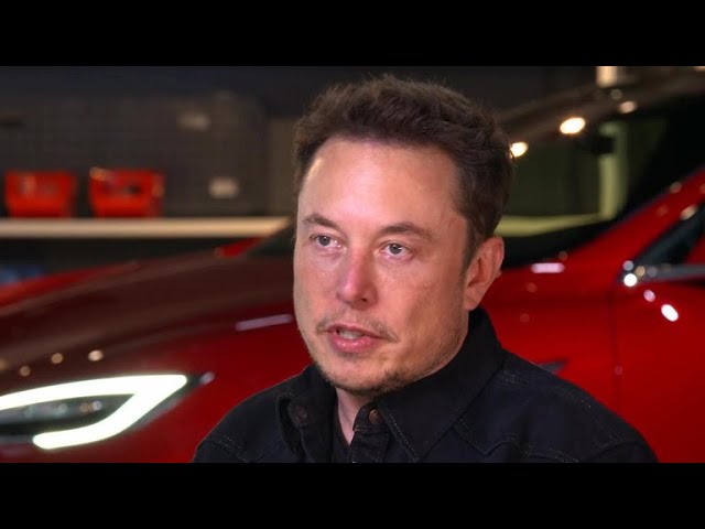 Tesla CEO Elon Musk offers rare look inside Model 3 factory