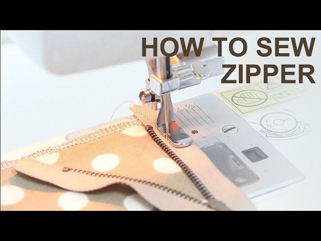 How to sew a zipper. sewing tips.[sewingtimes]