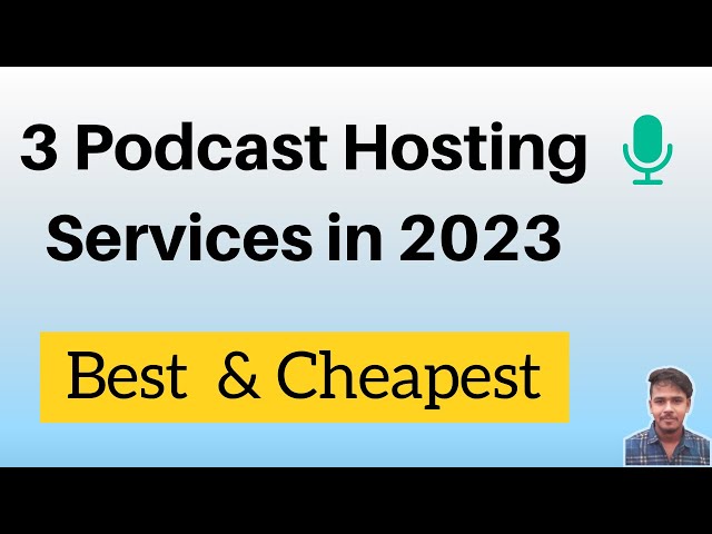 3 Best Podcast Hosting Services in 2024 (Cheapest and Start Free Trial)
