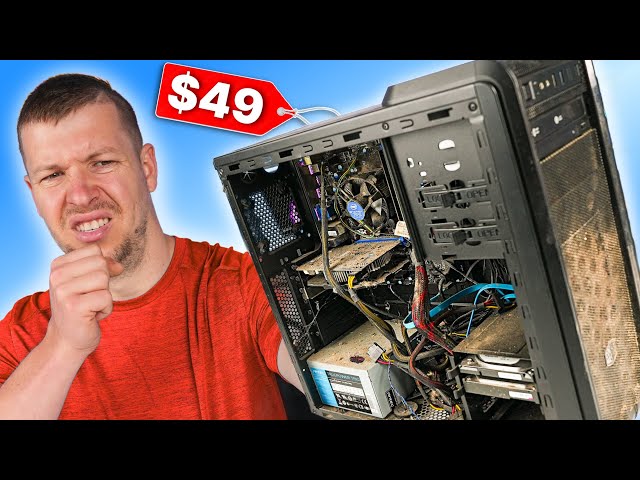 Buying a BROKEN $49 Gaming PC On Facebook Marketplace