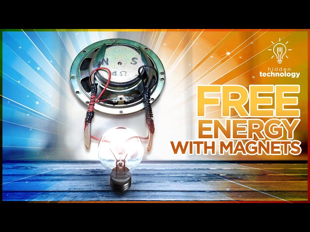 NEW FREE ENERGY GENERATOR WITH MAGNETS 2022 🧲🧲💡💡 | DIY Infinite energy generator