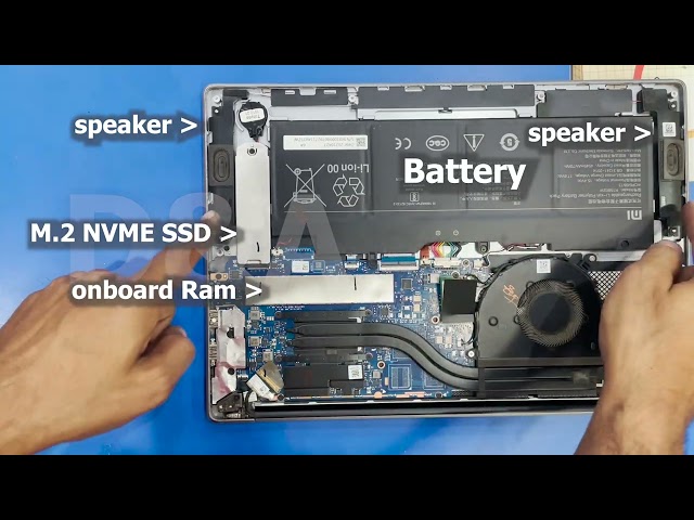Xiaomi laptop inside parts ( HINDI + ENGLISH SUBTITLES )