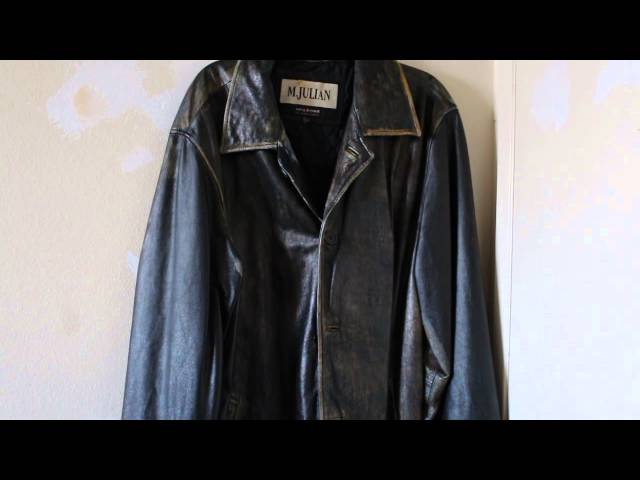 Dying a black leather jacket brown?