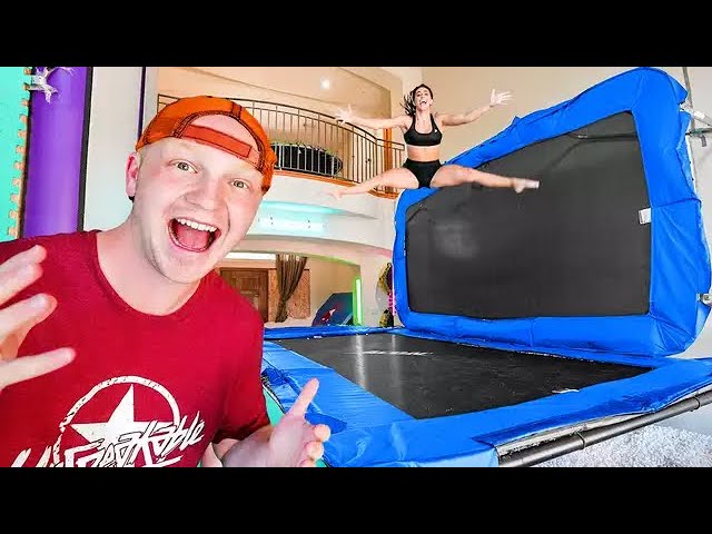 I Turned My House Into a Trampoline Park!