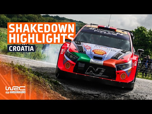 Shakedown Highlights | WRC Croatia Rally 2024