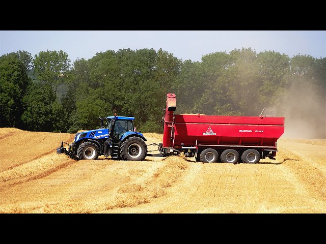 GELB-BLAUE-POWER║New Holland T8.410║3x New Holland CR 9.80║Agriculture Germanyy