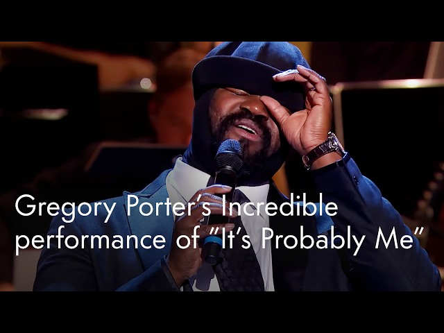 Gregory Porter performs It's Probably Me at the Polar Music Prize Ceremony 2017