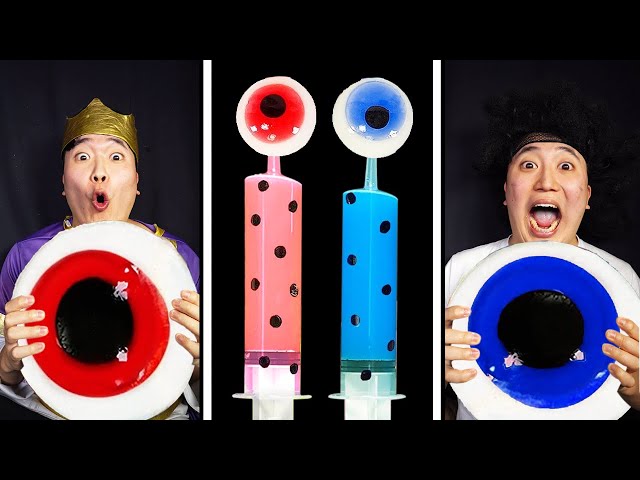 Mukbang Giant Jelly Eyeballs || Funny Mukbang || TikTok Video - HUBA