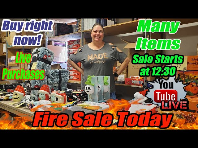 Live Fire Sale Fall Décor, Nightmare Before Christmas, Harry Potter Clothing and more!