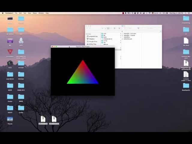 Getting Started in OpenGL with GLFW/GLEW in Xcode 6