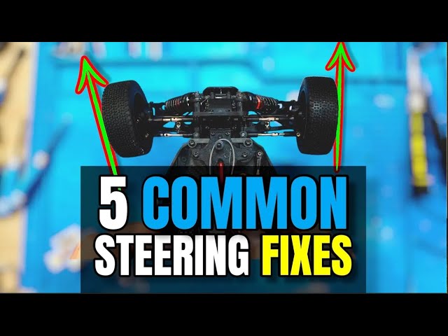 HOW TO FIX 5 COMMON STEERING PROBLEMS - RC car steering solution for most cars