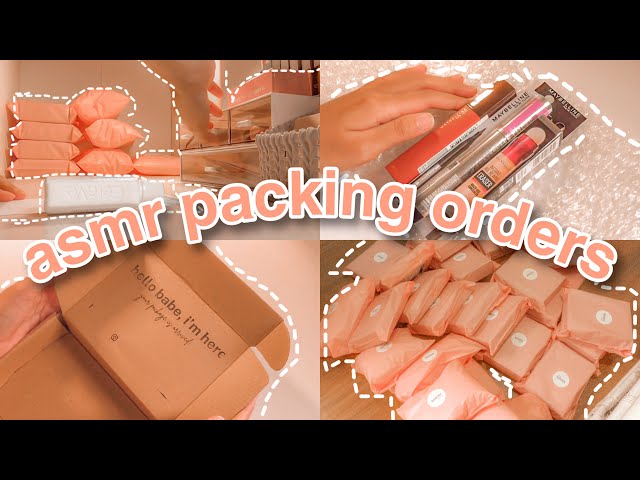 The life of small business woman, ASMR packing orders
