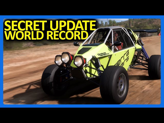 Forza Horizon 5 : My World Record!! (FH5 Unknown Feature)