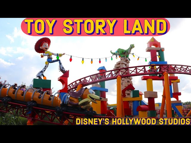Toy Story Land - Slinky Dog Dash + Toy Story Mania at Disney's Hollywood Studios