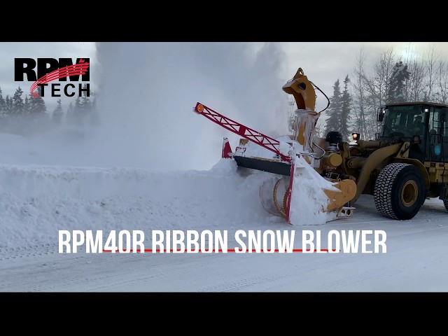 375 hp loader-mounted ribbon snow blower - RPM40R