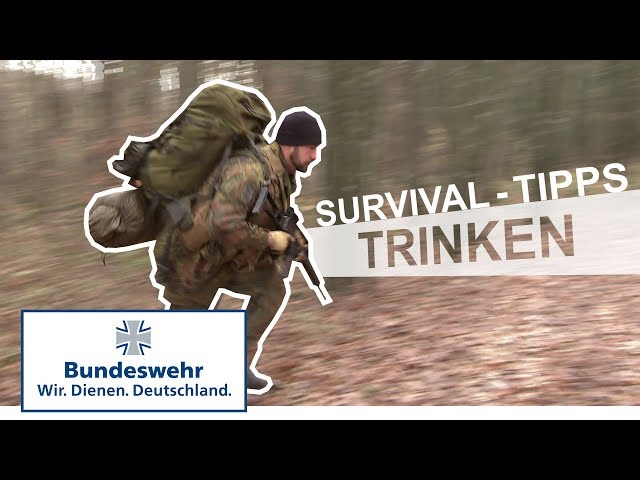 Survival-Tipps #5: Wasser filtern - Bundeswehr