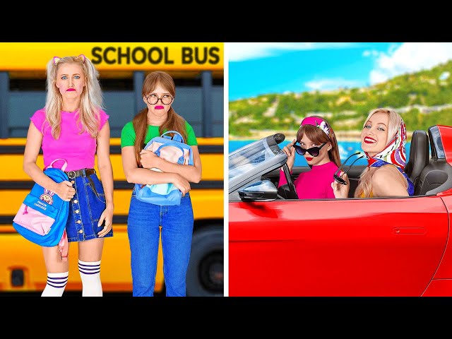 CHILD YOU VS HIGH SCHOOL YOU || Funniest Situations At School by 123 GO!
