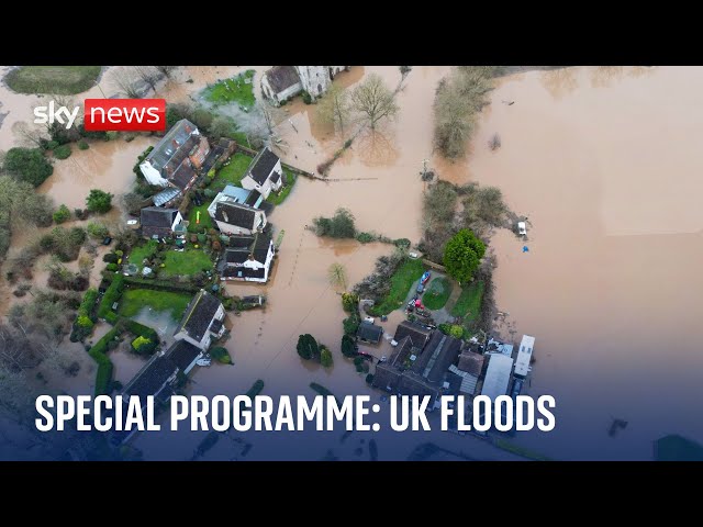 Sky News Special programme on the UK floods