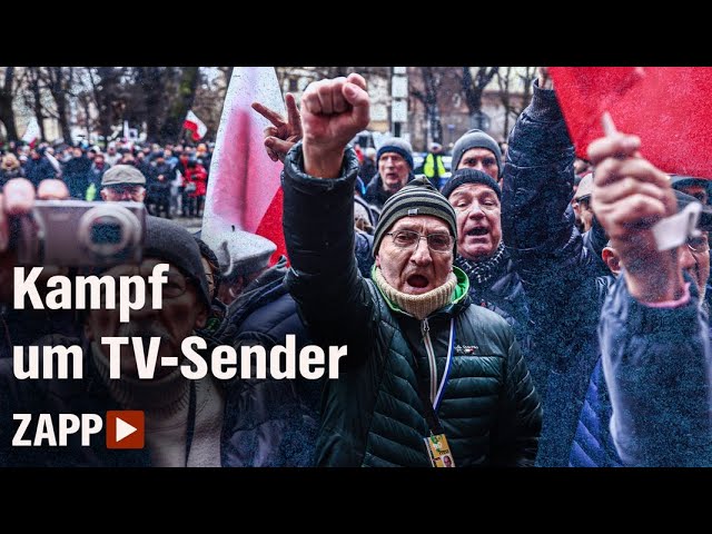 Eskalation in Polen? Erbitterter Kampf um öffentlich-rechtliche Medien | ZAPP | NDR